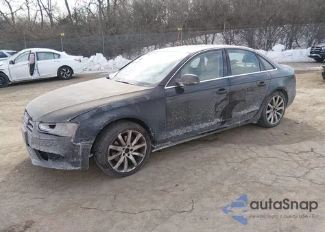 2013 Audi A4 2.0T Premium from USA, damaged, VIN WAUKFAFL1DN044402
